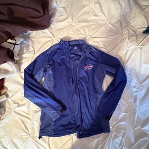 Buffalo Bills full zip blue Women's Jacket size medium